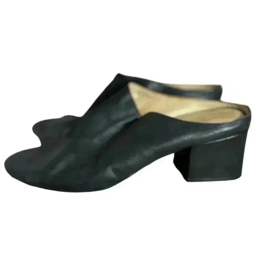 Nurture 9M Preslea Black Open Toed Sandal Slides Slip Ons